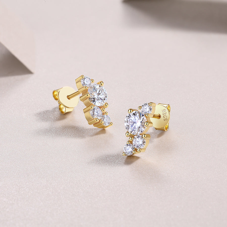 Elan Asymmetric Cluster Studs