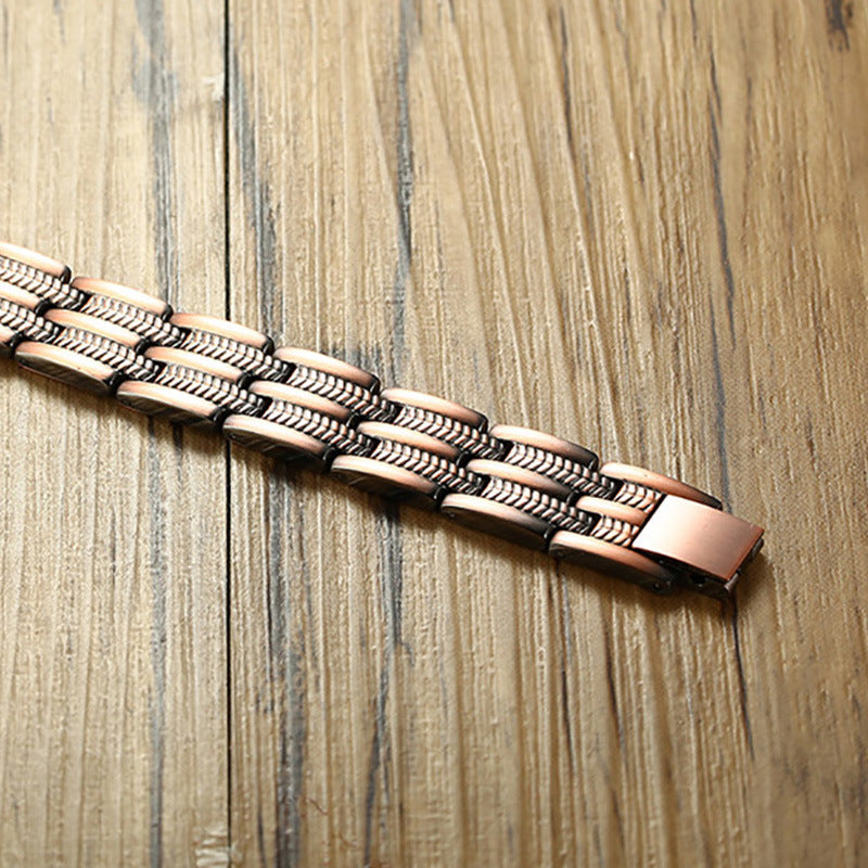 High quality red copper magnetic bracelet