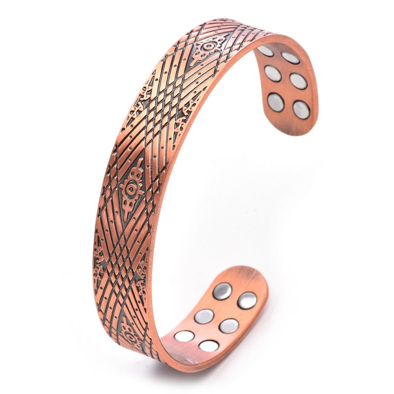 Red Copper Magnetic Therapy Bracelet
