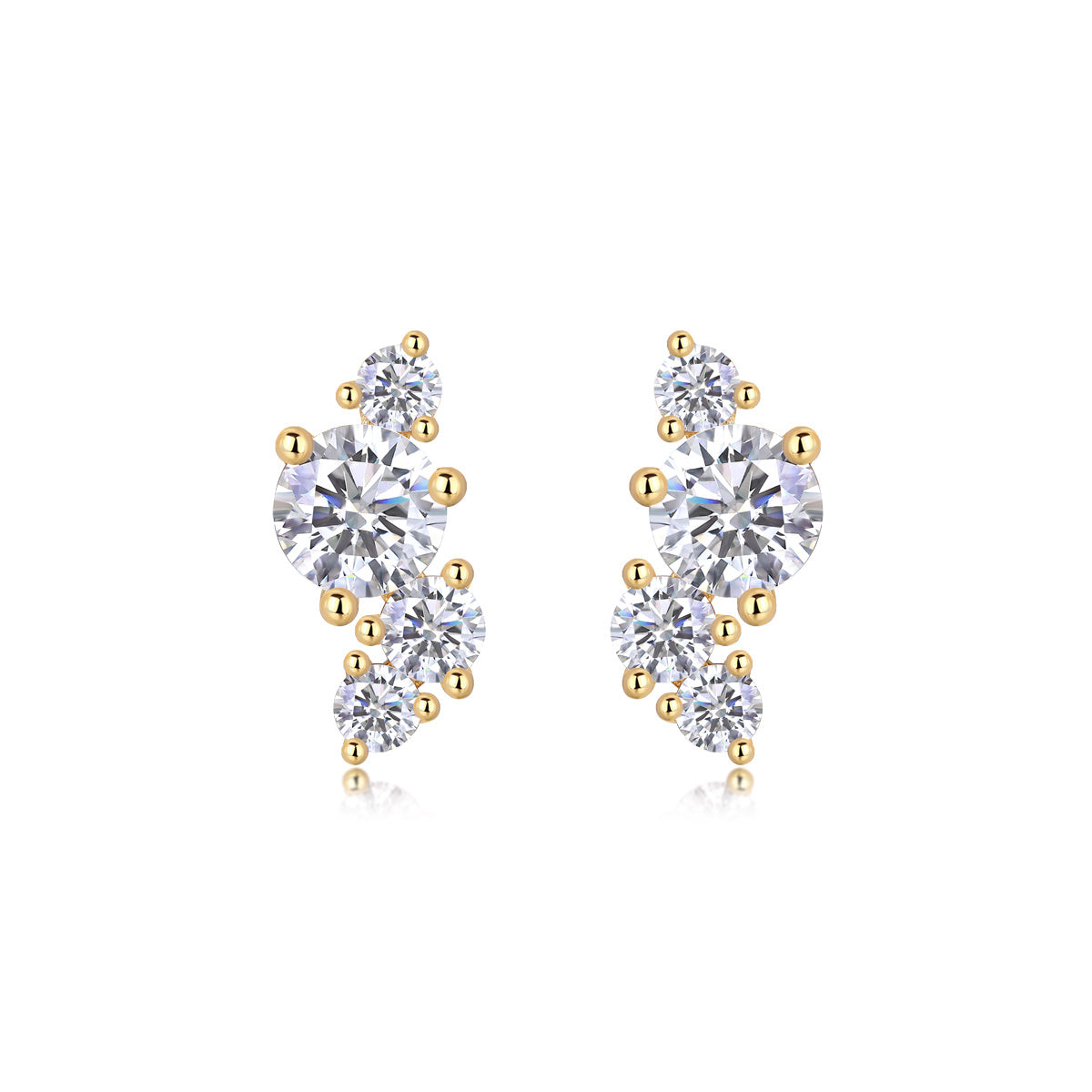 Elan Asymmetric Cluster Studs