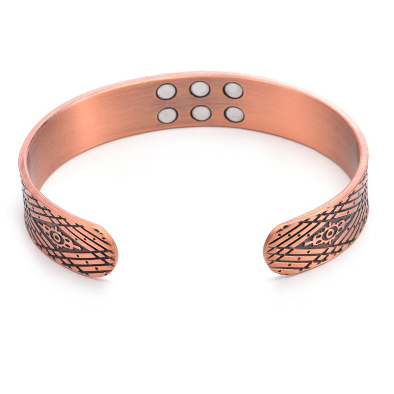 Red Copper Magnetic Therapy Bracelet